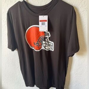 Men’s Large Cleveland Browns NIKE Dri Fit Logo Essential Performance T-Shirt NWT